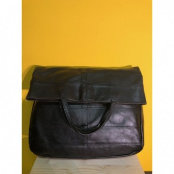 Borsa vintage nera in pelle...