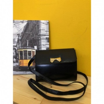 Borsa vintage blu con...