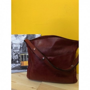 Borsa vintage in pelle a...