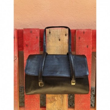 Borsa in pelle pitonata...