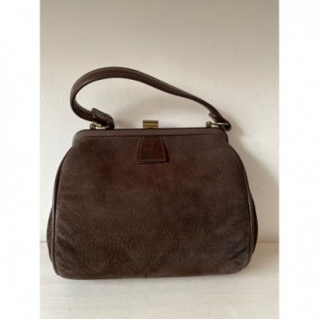 Borsa vintage marrone in...