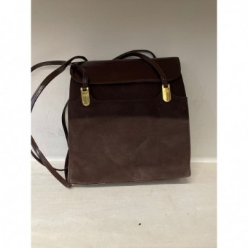 Borsa in pelle scamosciata...